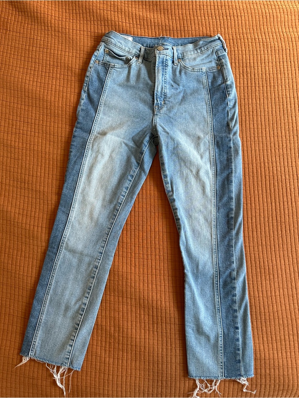 GAP Two-Tone Vintage Slim High Rise Jeans